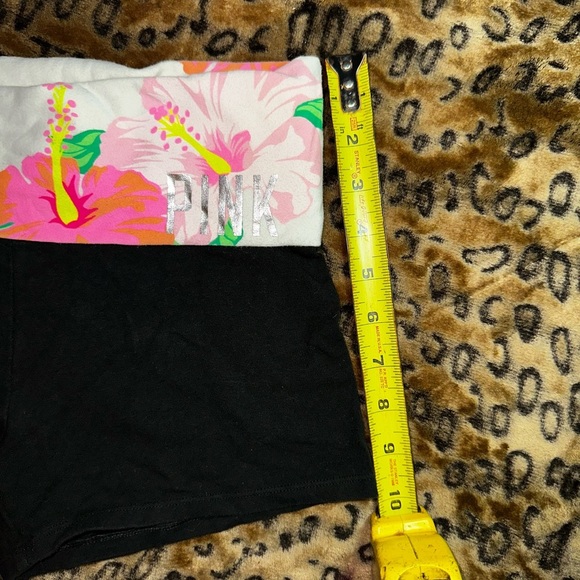 Victoria’s Secret PINK Yoga Shorts – Floral Waistband – Size S (Made 02/2013) - Picture 2 of 7